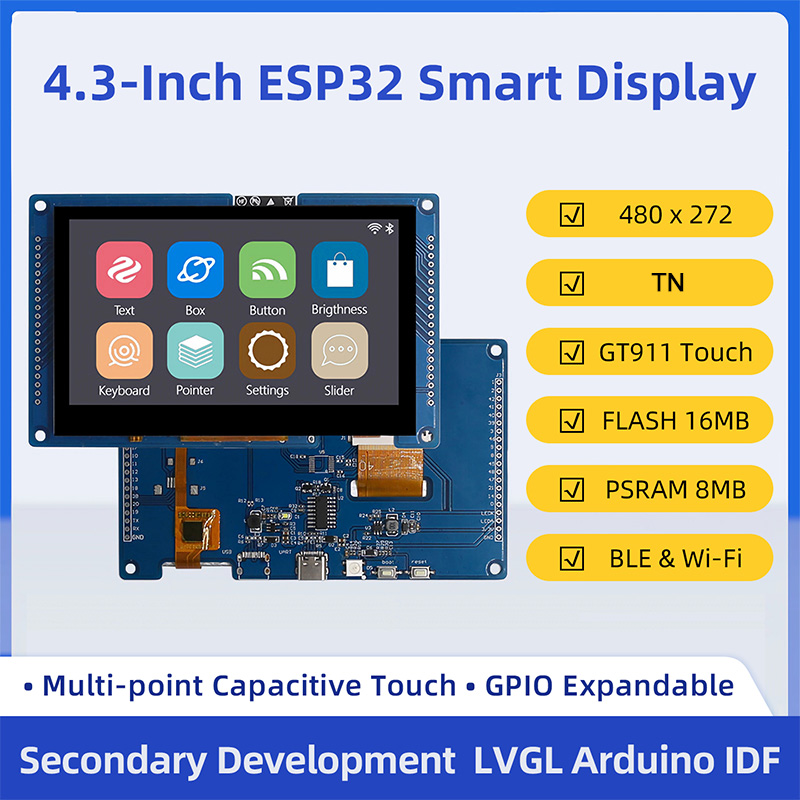 Esp32 P4 - Płytka rozwojowa ESP32 S3 z 4,3-calowym