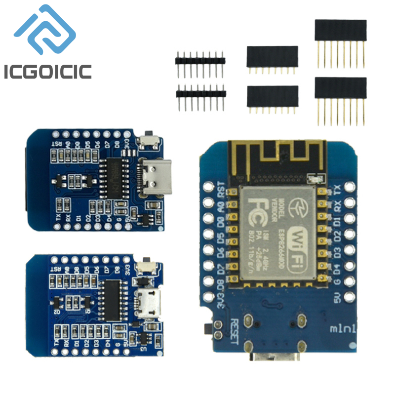Esp8266 Nodemcu - D1 Mini-Mini NodeMcu 4M bajtów Lua
