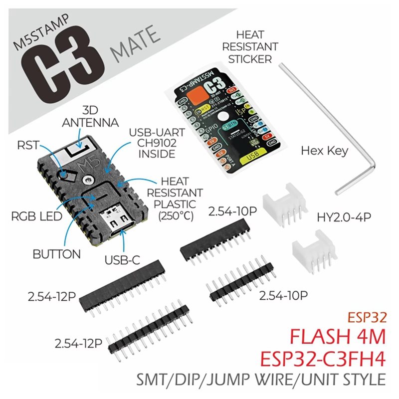 Płytka rozwojowa AS95-ESP32-C3 – Esp32 C3 recenzja i cena