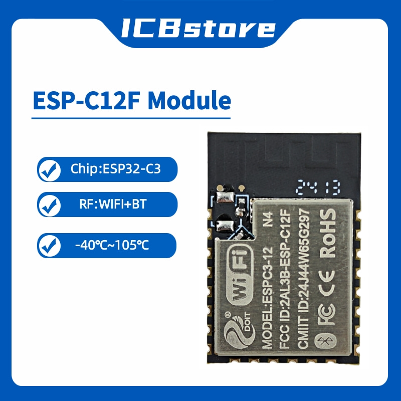 Moduł ESP32-C3 Serii ESP-C12F, – Esp32 C3 recenzja i cena