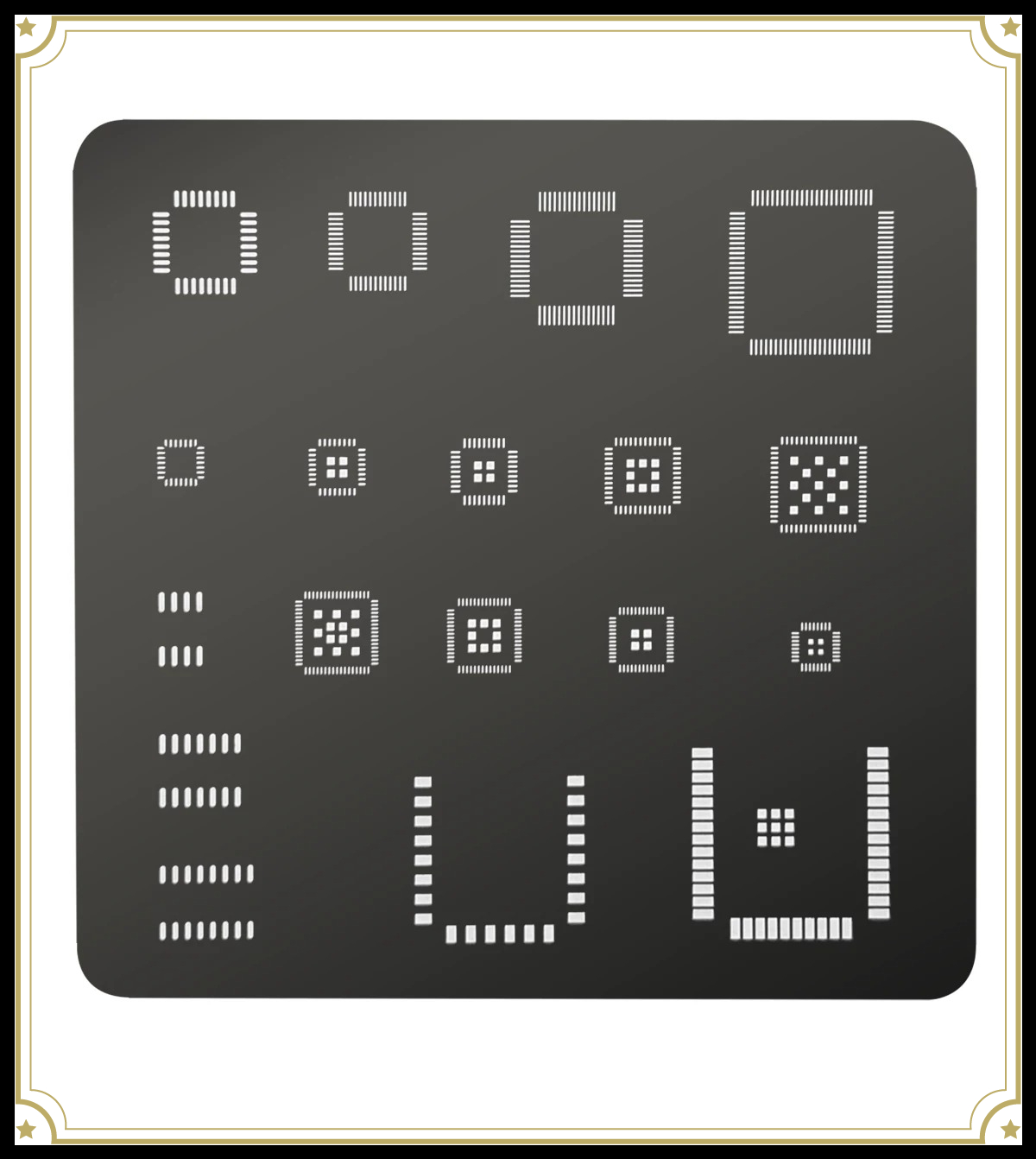 Uniwersalny szablon IC QFP QFN – Esp32 recenzja i cena
