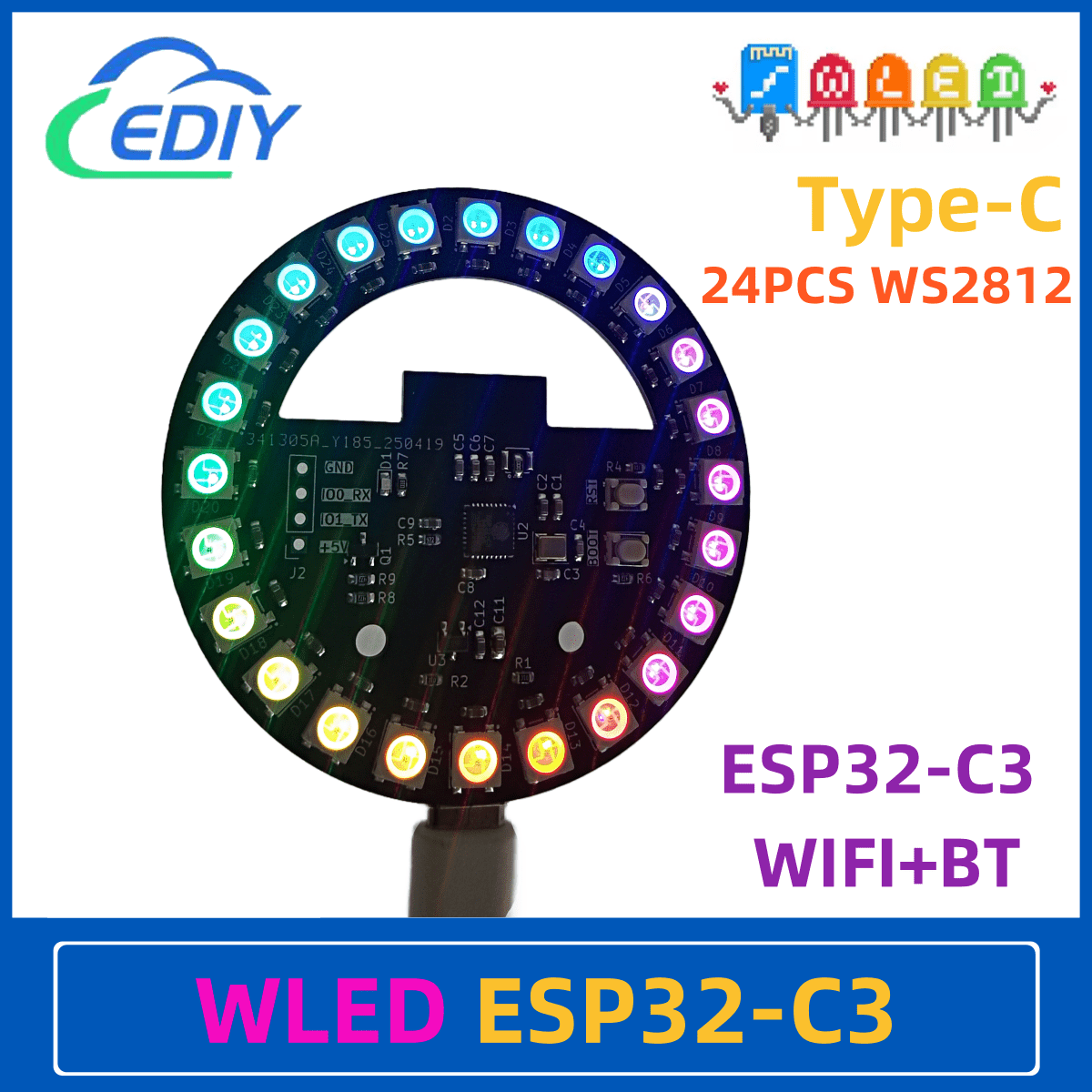 WLED ESP32-C3 płytka rozwojowa – Esp32 C3 recenzja i cena